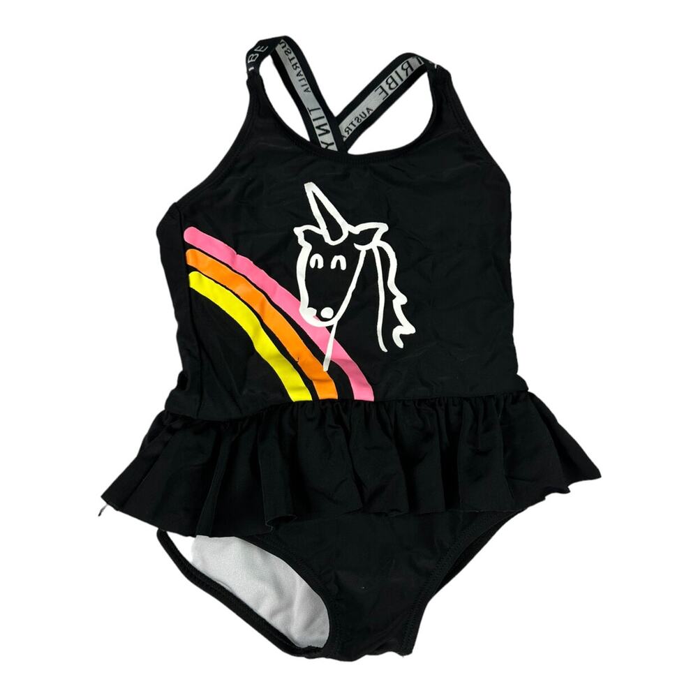 Girls Tiny Tribe Unicorn Swim Suit Size 4t